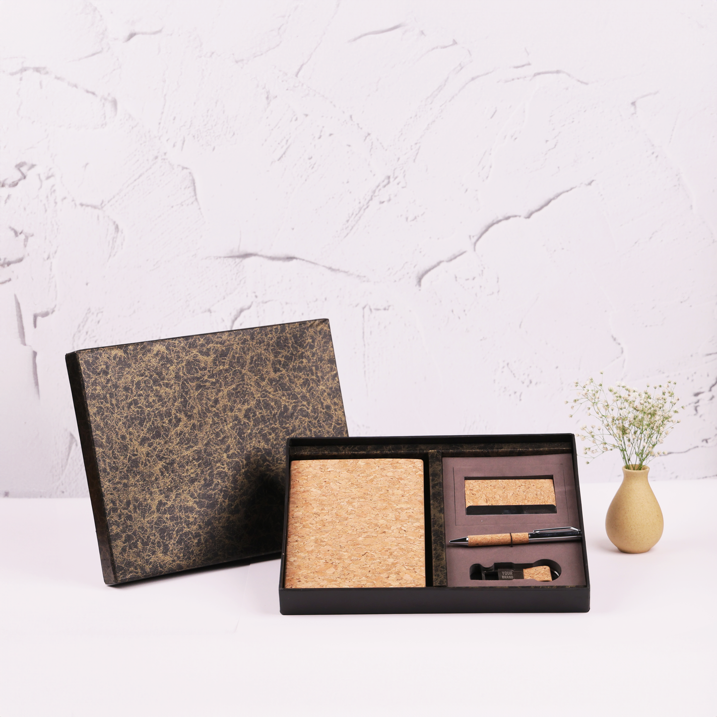 Eco-Luxe Cork Stationery Set